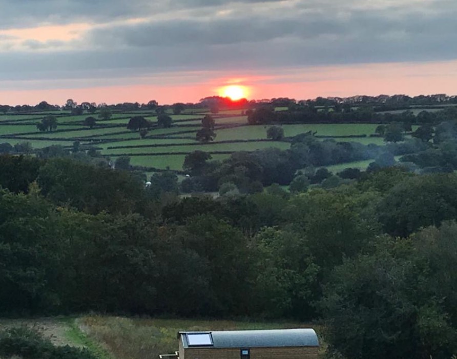 sunset in Devon
